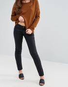 Vero Moda Slim Fit Coated Jeans - Black
