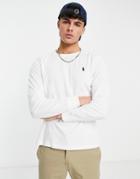 Polo Ralph Lauren Icon Logo Long Sleeve Top In White
