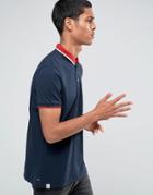 Celio Slim Fit Polo With Contrast Collar - Gray