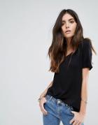 Brave Soul Oversize T-shirt - Black