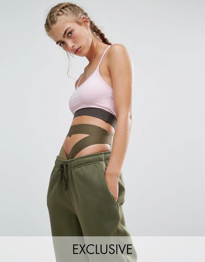 Hoxton Haus Nude/khaki Bralette - Multi