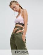 Hoxton Haus Nude/khaki Bralette - Multi
