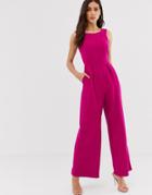 Closet V Back Jumpsuit - Pink