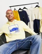 Vans Original Dna Side Stripe Hoodie In Yellow
