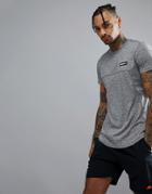 Ellesse Sport T-shirt With Mesh Panels In Gray - Gray