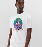 Asos Design Tall Relaxed T-shirt With Nautical Style Placement Print - White