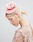Asos Pretty Occasion Flower Fascinator Headband - Pink