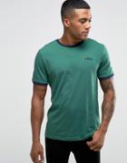 Fila Vintage T-shirt With Small Script - Green