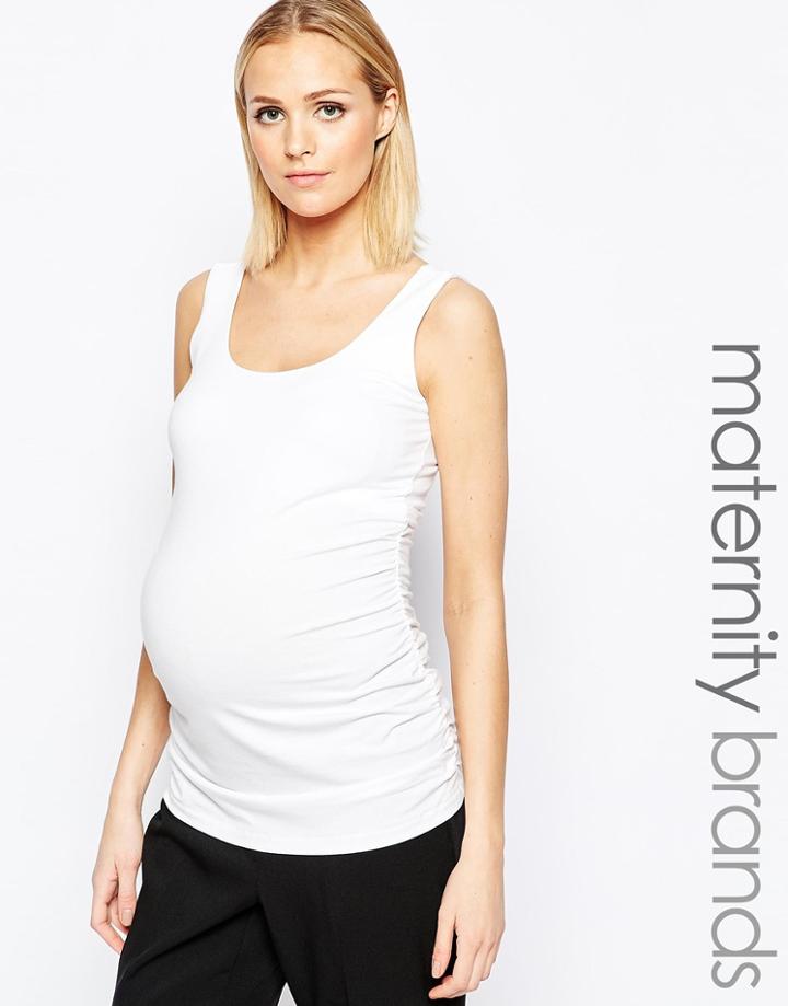 Isabella Oliver Sleeveless Tank - White