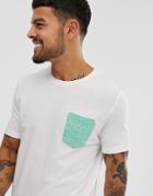 Jack & Jones Core Embroidery Logo T-shirt - White