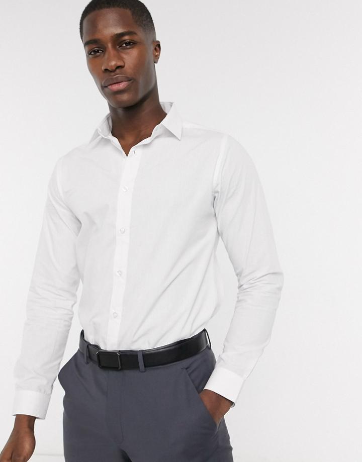 Bolongaro Trevor Slim Fit Classic Shirt-white