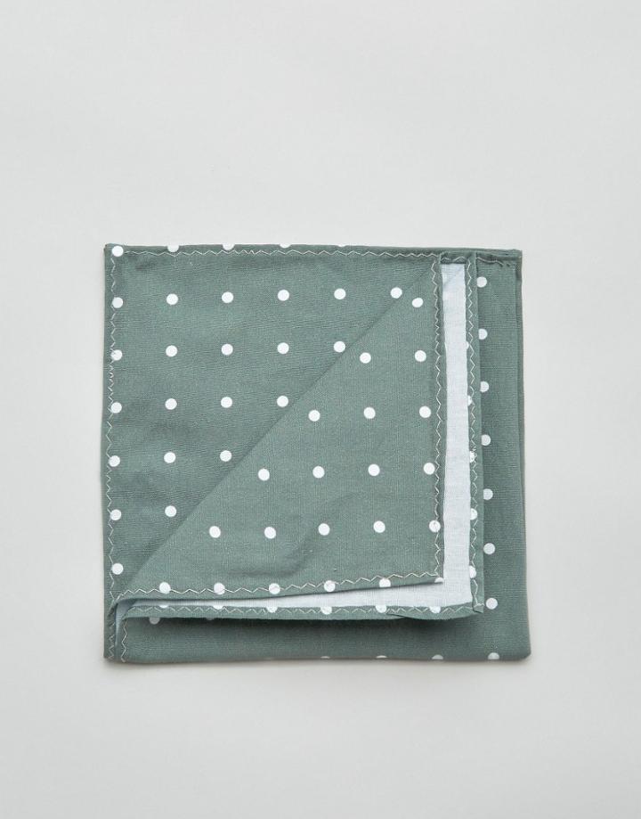 Jack & Jones Pocket Square Polkadot - Green