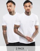 Armani Jeans 2 Pack T-shirt Regular Fit White/white - White