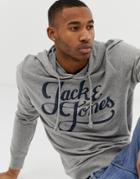 Jack & Jones Originals Pull Over Logo Hoodie-gray