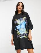 Weekday Huge Organic Cotton Printed T-shirt-multi