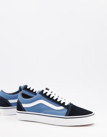 Vans Old Skool Sneakers In Blue-navy