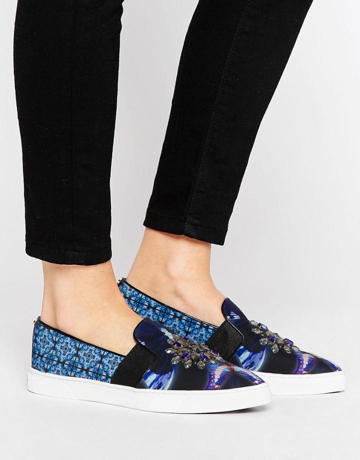 Ted Baker Jewel Trim Sneaker - Blue