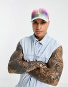 Calvin Klein Jeans Pride Cap With Logo In Cloud Print-multi