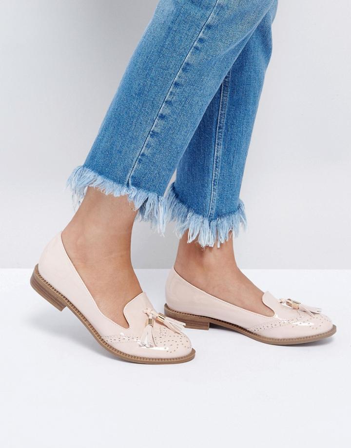 Park Lane Tassle Loafer - Beige