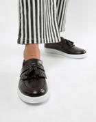 Fred Perry X George Cox Tassle Loafer-brown