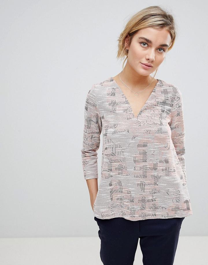 See U Soon Top In Tapestry Weave Fabric - Pink