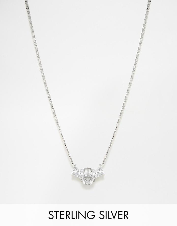 V Jewelry Lochrie Short Pendant Necklace - Silver