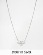 V Jewelry Lochrie Short Pendant Necklace - Silver