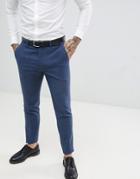 Gianni Feraud Slim Fit Wool Blend Heritage Donnegal Suit Pants-navy