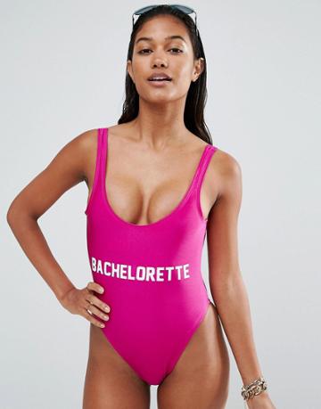 Private Party Bachelorette Swimsuit - Purple