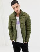 Only & Sons Quilted Jacket - Green