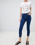 Ryder High Waisted Skinny Jeans - Blue