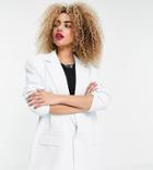 Collusion Unisex Oversized Blazer In Ice Blue-blues
