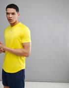 Ellesse Tennis T-shirt With Small Logo In Yellow - Yellow
