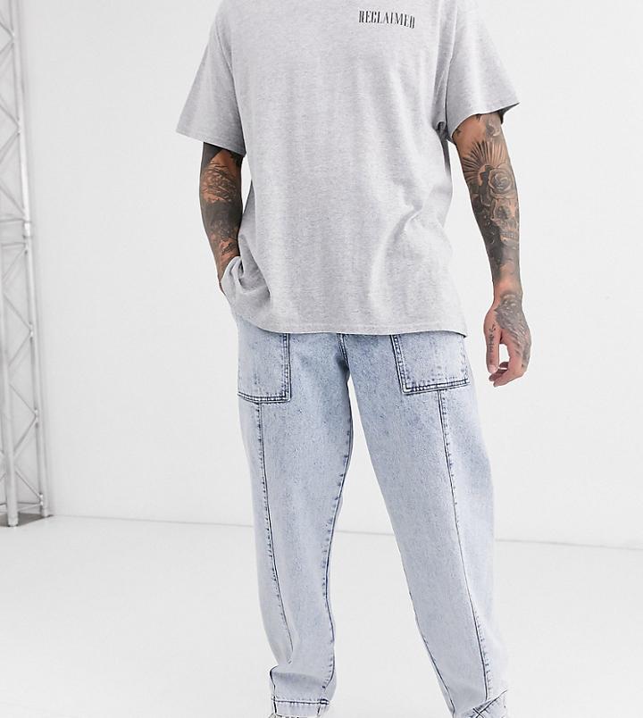 Reclaimed Vintage Jeans In Tapered Fit With Panels