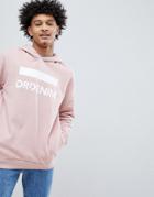Dr Denim Ace Pink Oversized Hoody - Pink