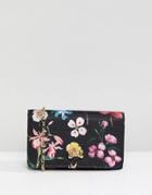 Ted Baker Hamptons Box Clutch In Floral Print - Multi