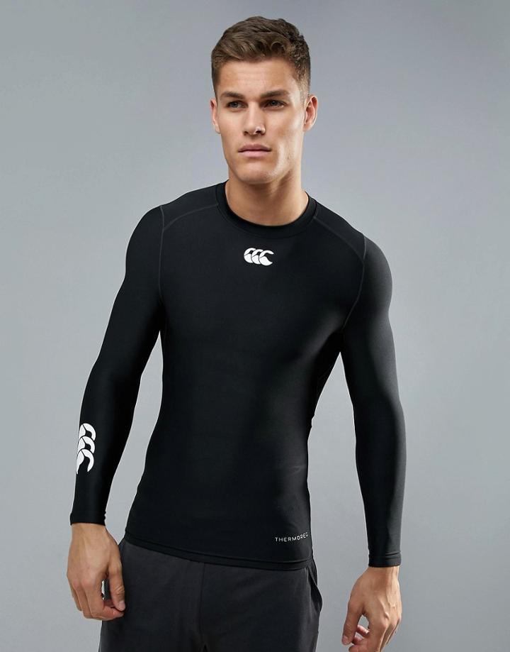Canterbury Thermoreg Baselayer Long Sleeve Top In Black E546845-989 - Black