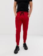 Pull & Bear Sweatpants In Red - Red