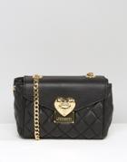 Love Moschino Quilted Small Shoulder Bag - Black
