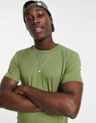 Le Breve Muscle Fit T-shirt In Green