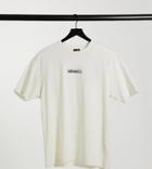 Ellesse Plus Bamboo Logo T-shirt In Off White