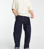 Collusion X014 90s Baggy Dad Jean In Raw Indigo-blue