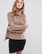 Oeuvre Roll Neck Sweater - Brown