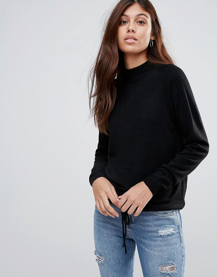 Jdy Bellamy Turtleneck Knit Sweater - Black