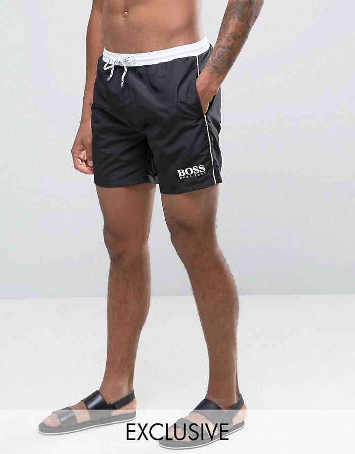 Boss By Hugo Boss Star Fish Swim Short Exclusive Black - Black