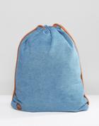 Mi-pac Denim Stonewash Kit Bag - Blue