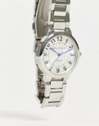 Bellfield Womens Silver Watch With White Dial