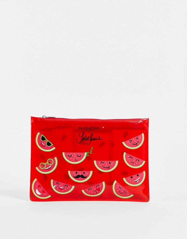 Revolution Skincare X Jake Jamie Watermelon Microfiber Cleansing Cloths-no Color