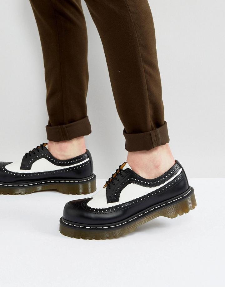 Dr Martens 3989 Bex Two Tone Brogues - Black