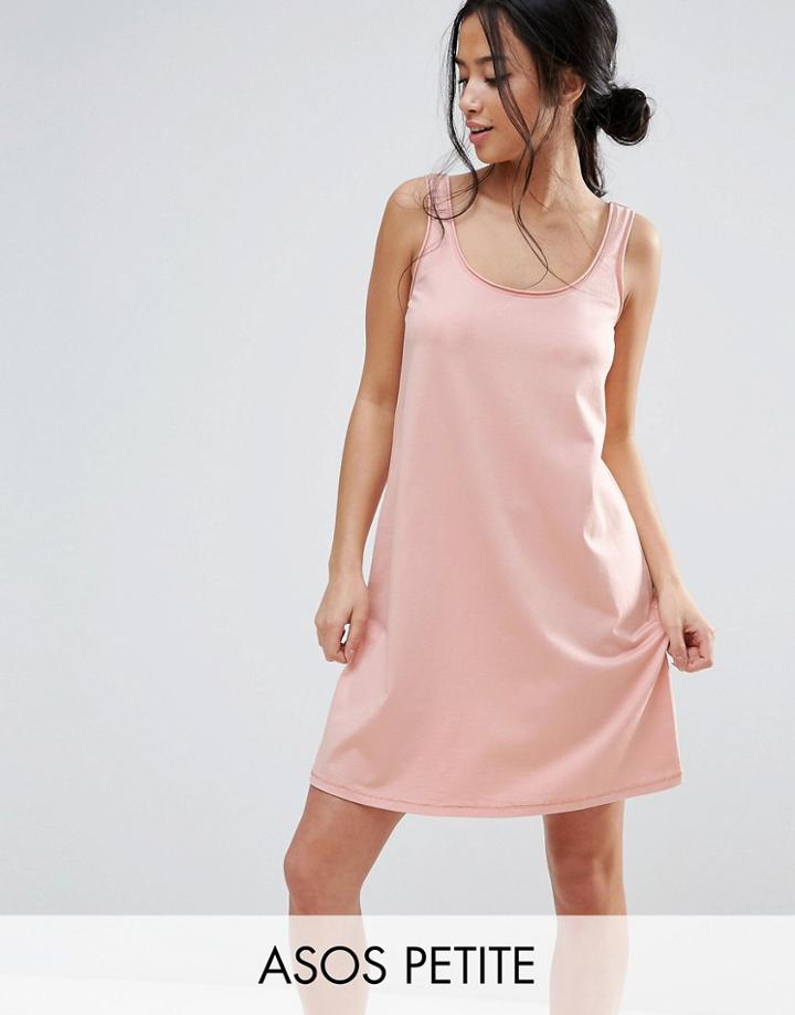Asos Petite Ultimate Mini Tank Dress - Pink